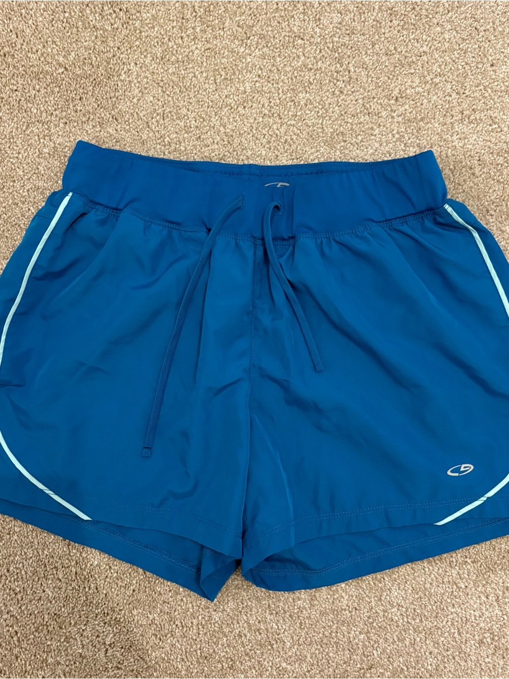 Champion Women's Blue Athletic Shorts - Size Medium